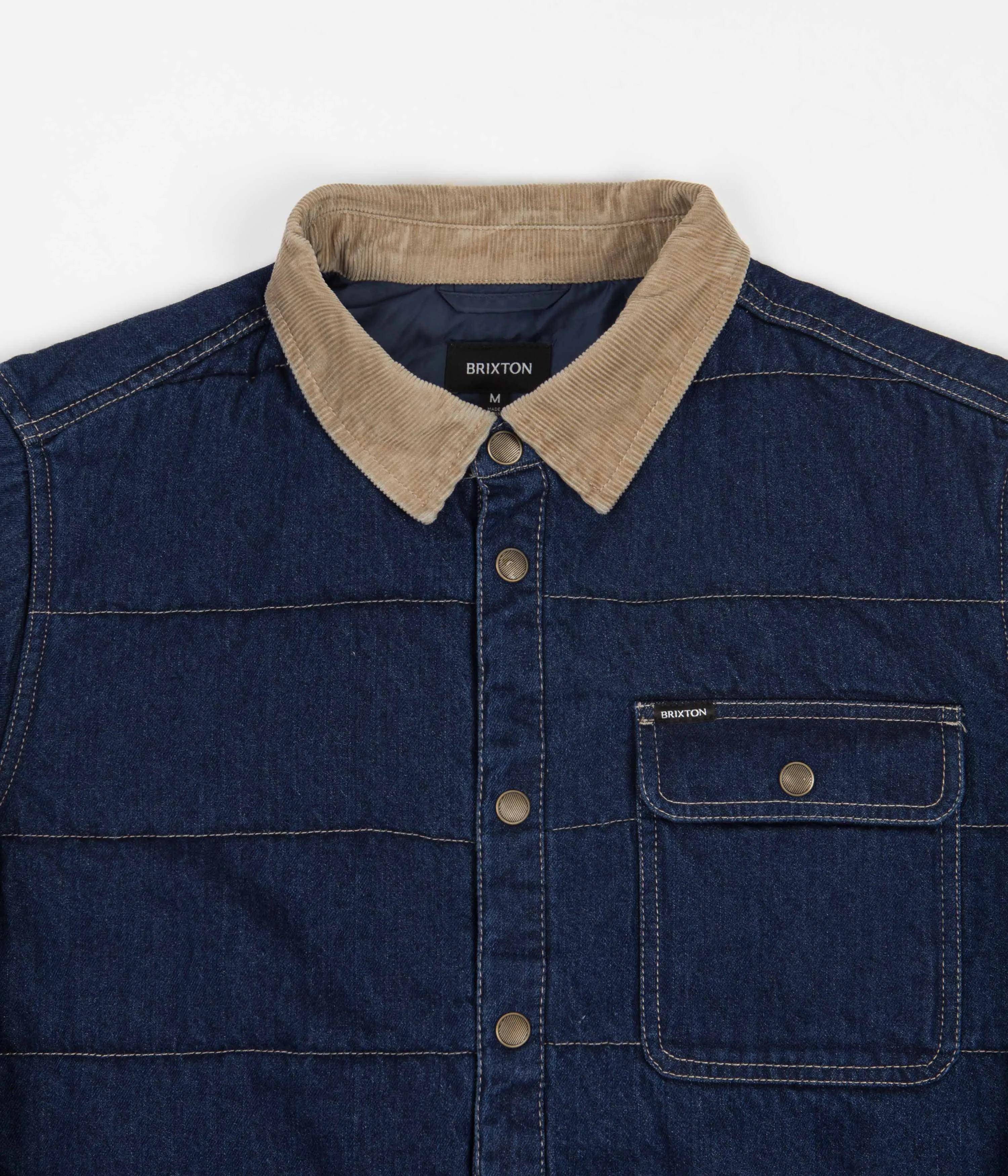 Brixton Cass Jacket - Rinsed Denim