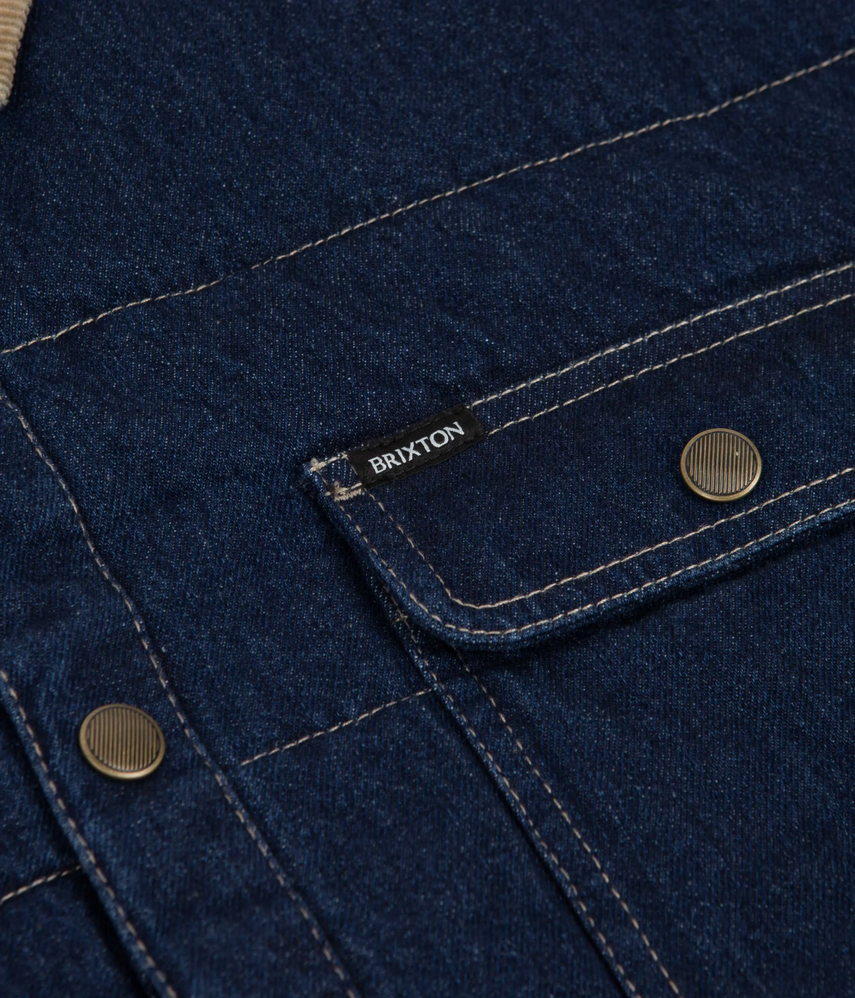 Brixton Cass Jacket - Rinsed Denim