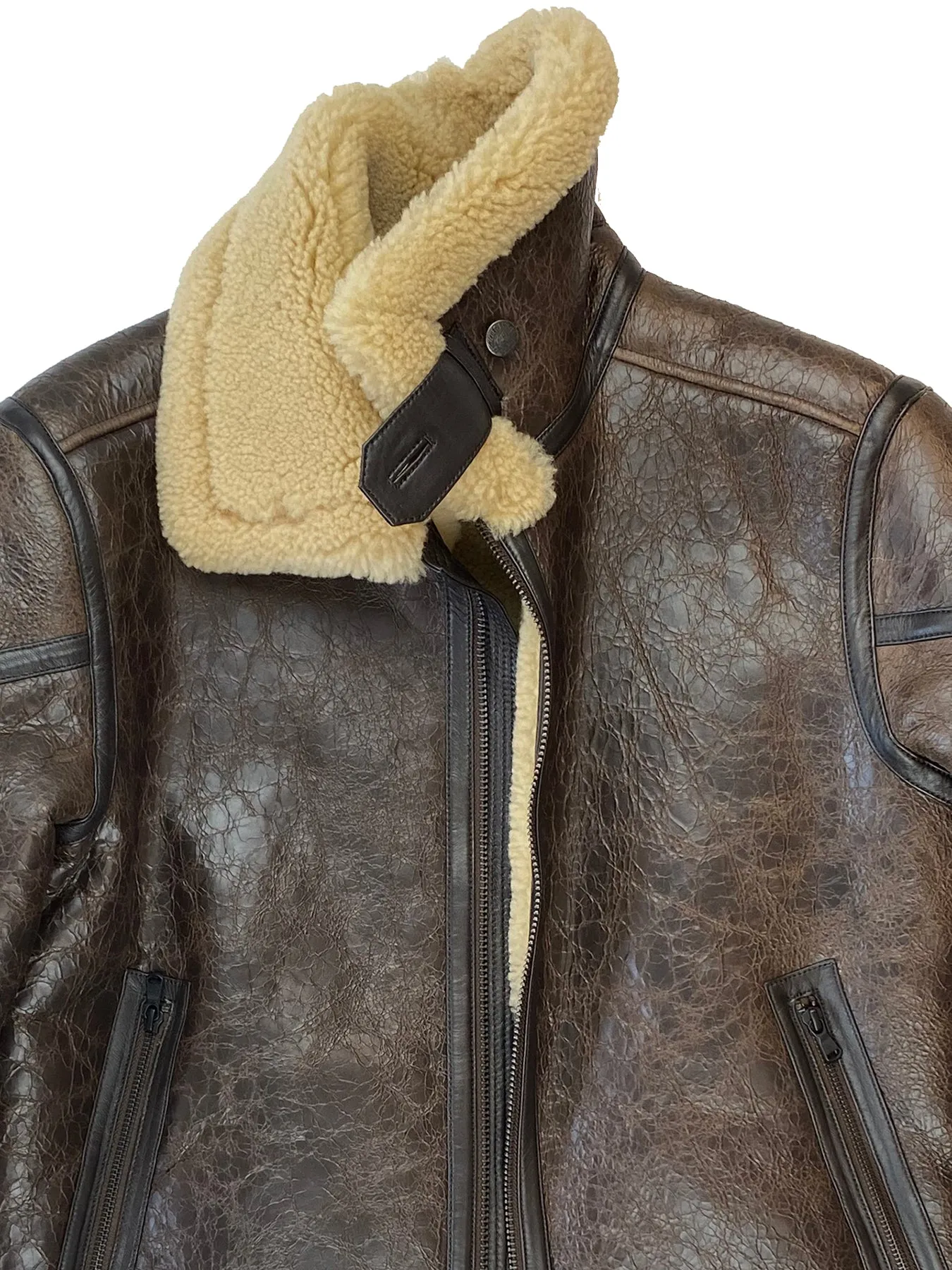 Bronx Bombers Shearling Jacket 4157