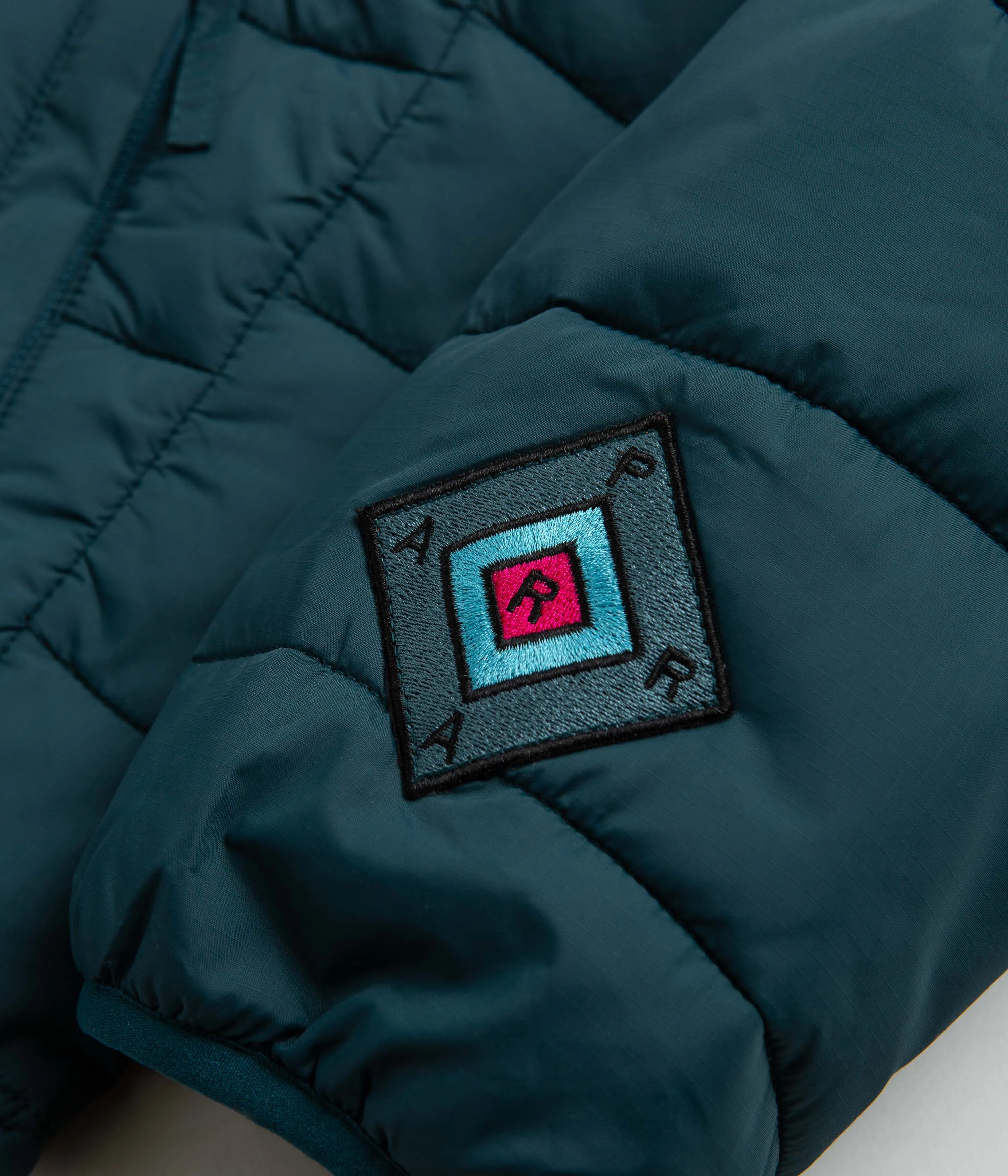 by Parra Colored Landscaped Jacket - Deep Sea Green