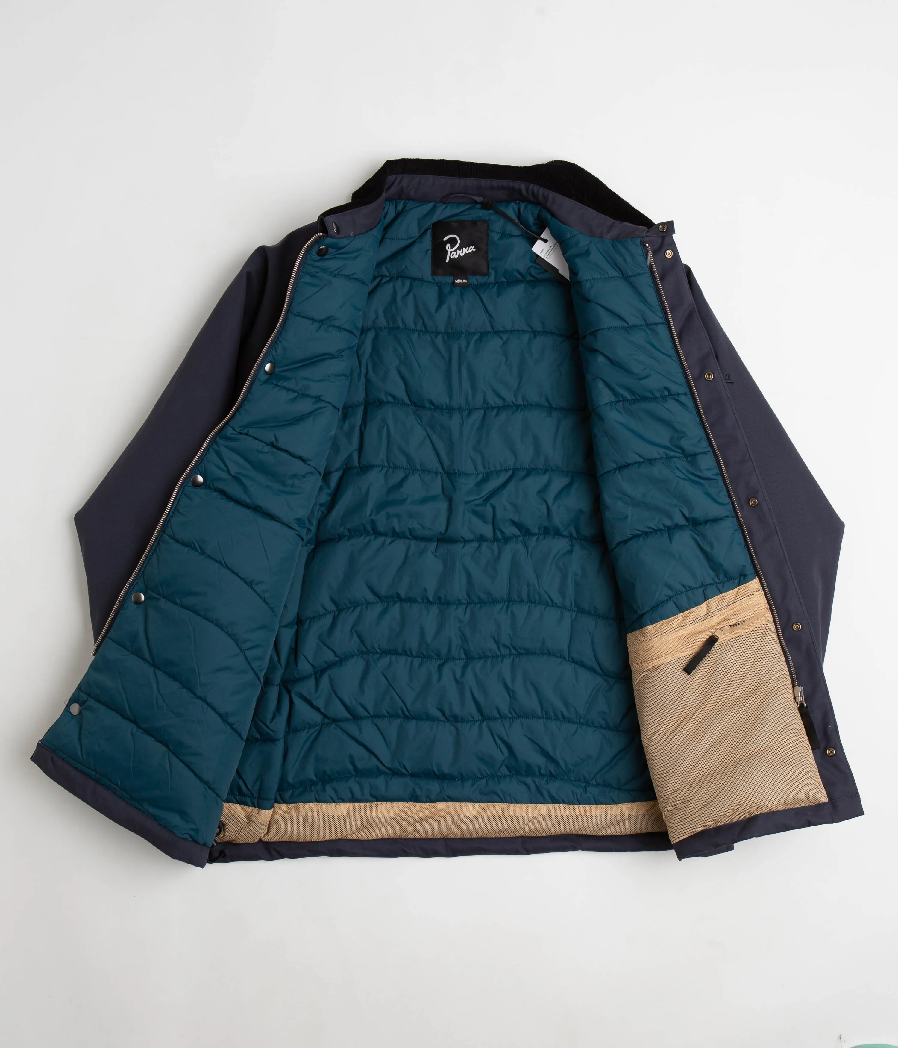 by Parra No Hunting Please Hunter Jacket - Greyish Blue