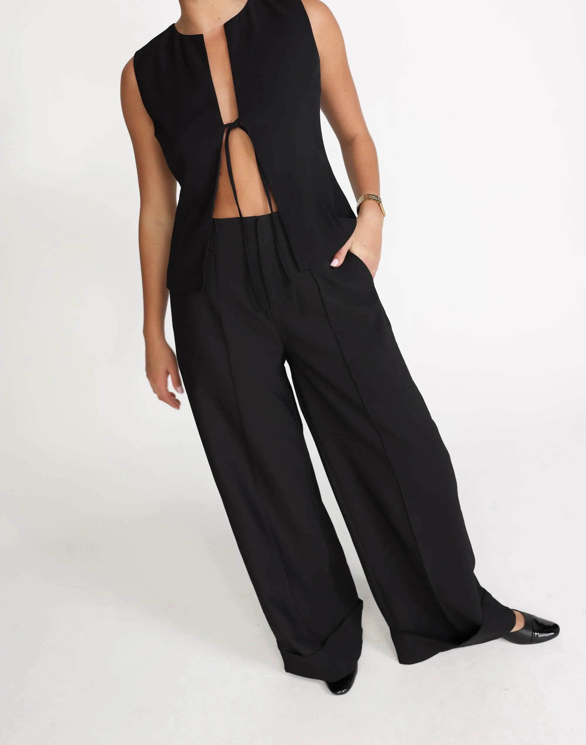 Camellia Pants (Black)