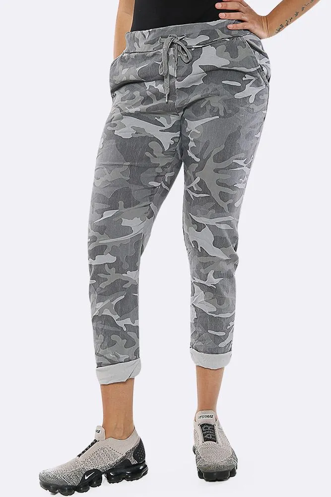 Camouflage Printed Magic Pant