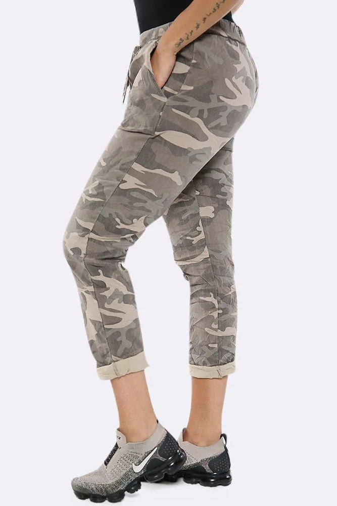 Camouflage Printed Magic Pant