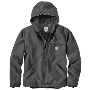 Carhartt Relaxed Fit Washed Duck Sherpa-Lined Jacket