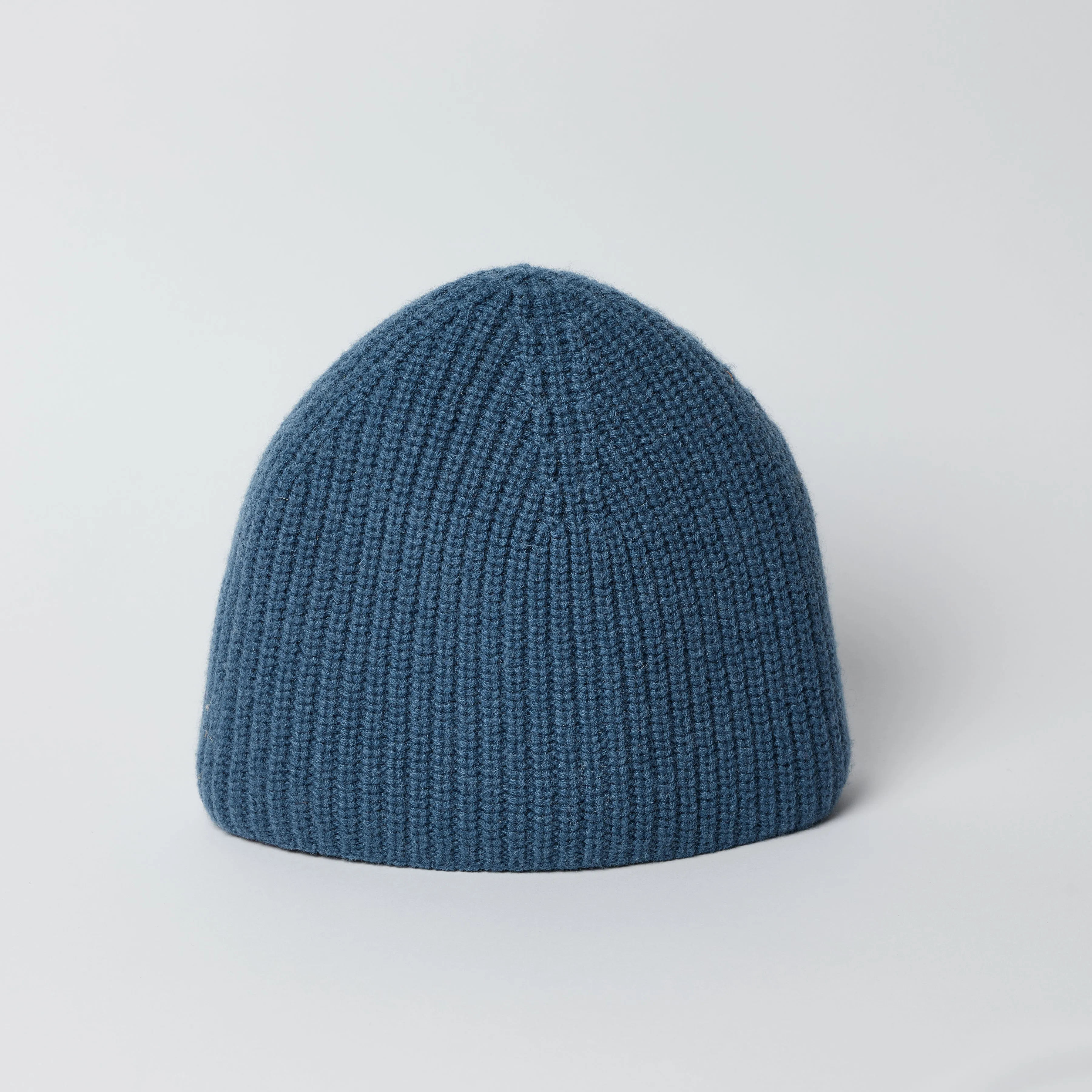 Cashmere Chunky Beanie- Denim