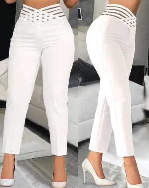 Casual High Waist Pants