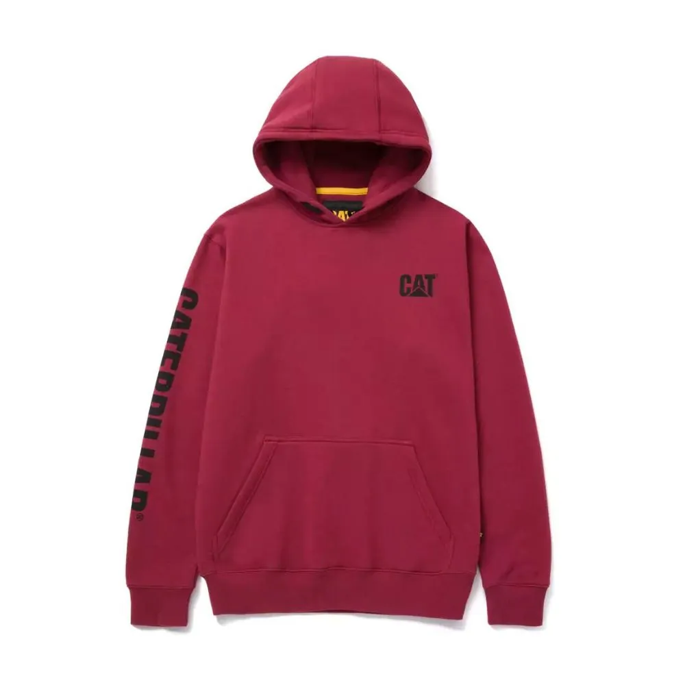 CAT Men's Trademark Banner Hoodie - Brick Red 1910709