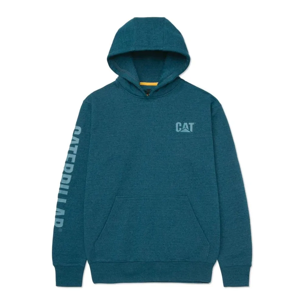 CAT Men's Trademark Banner Hoodie - Heather Teal 1910709