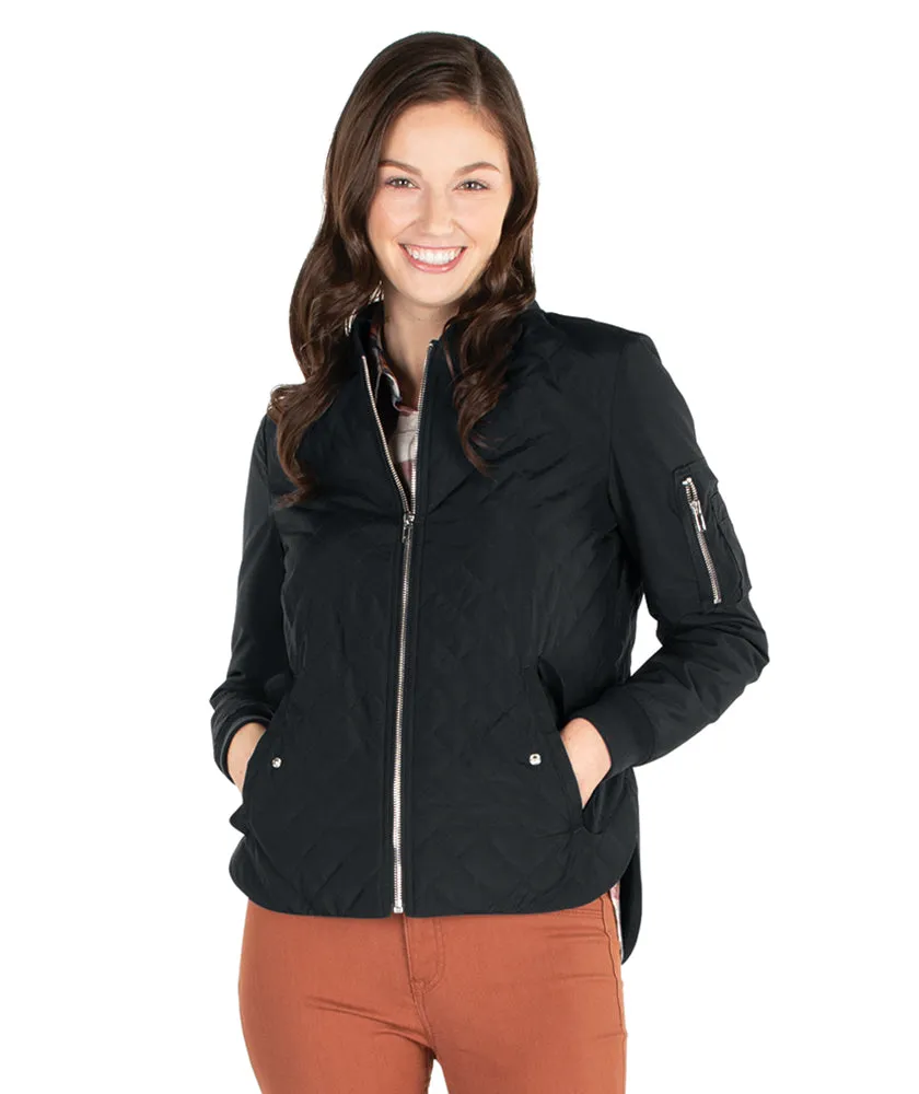 Charles River Women's Quilted Boston Flight Jacket