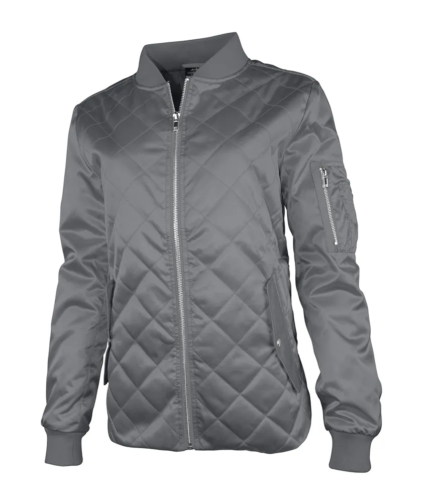 Charles River Women's Quilted Boston Flight Jacket