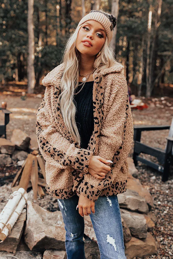 Chestnut Latte Sherpa Jacket