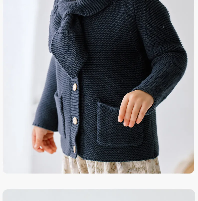 Children's Scarf Neck Sweater