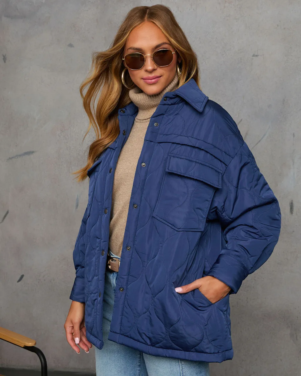 Chilly Morning Lightweight Quilted Jacket