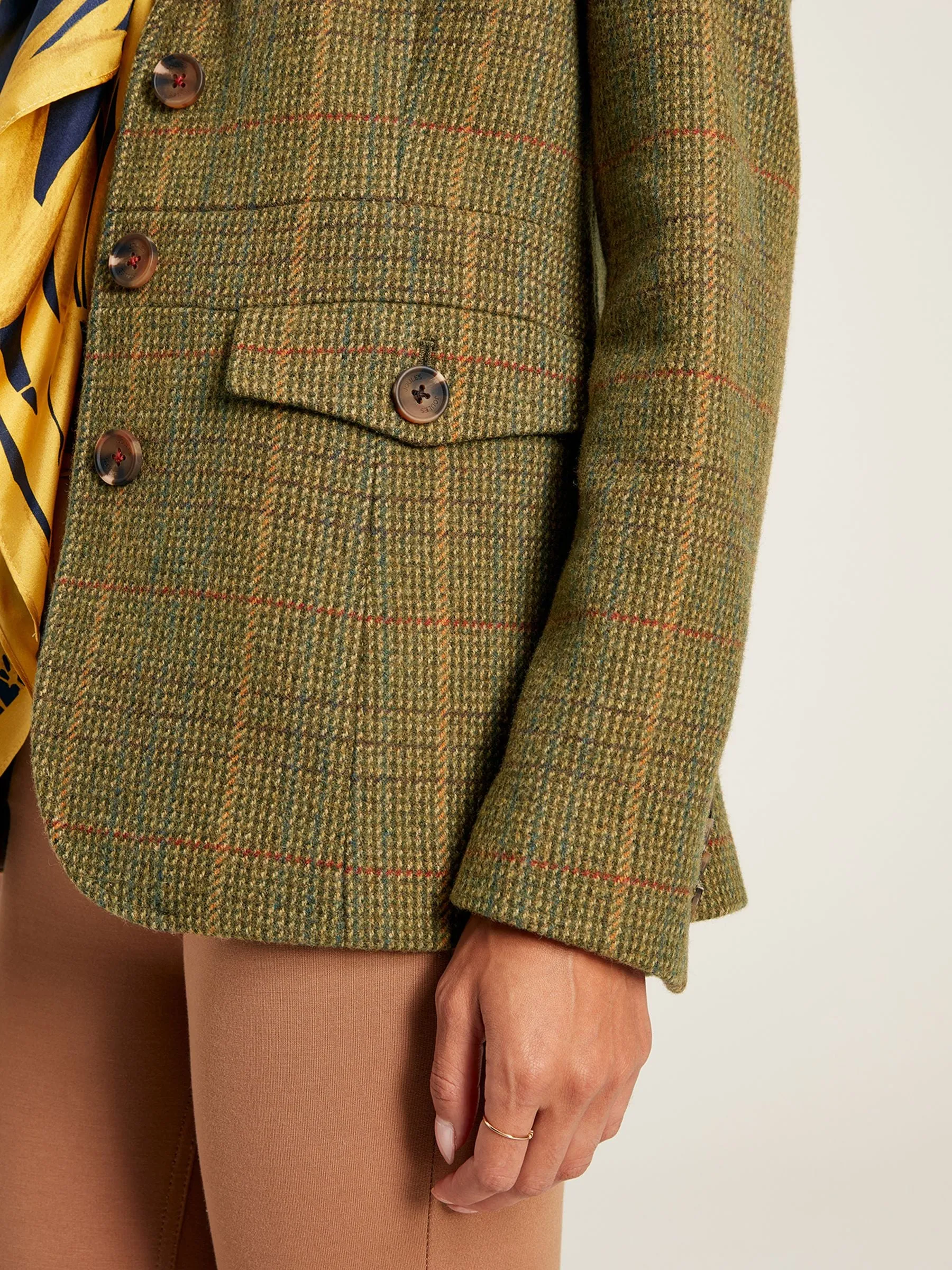 Clarence Tweed Blazer - Green Tweed