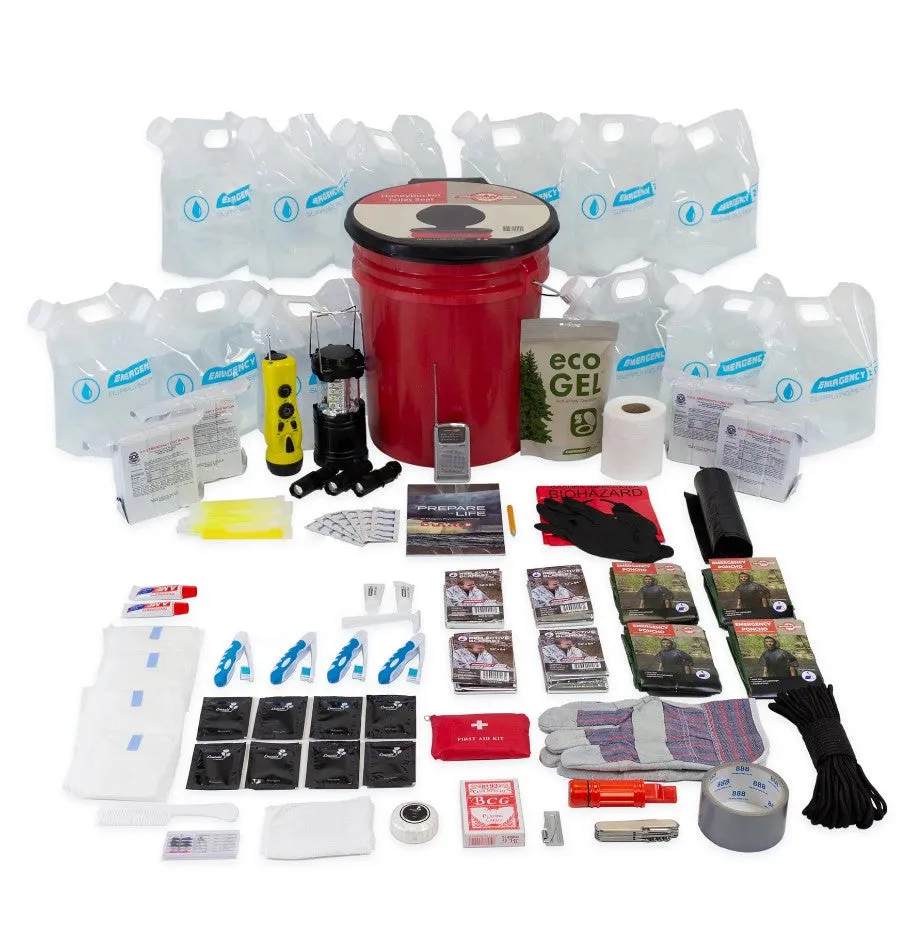 Complete Hurricane Survival Kit - 4 Person