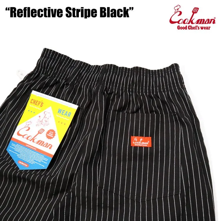 Cookman Chef Pants - Reflective Stripe : Black