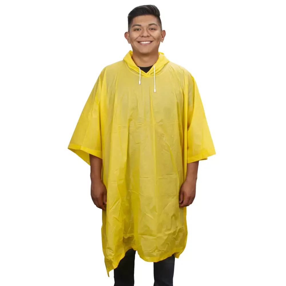 Cordova Value-Line .10 mm Single-ply PVC Rain Poncho - RP10