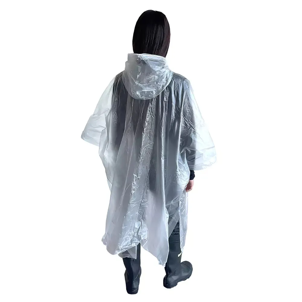 Cordova Value-Line .10 mm Single-ply PVC Rain Poncho - RP10