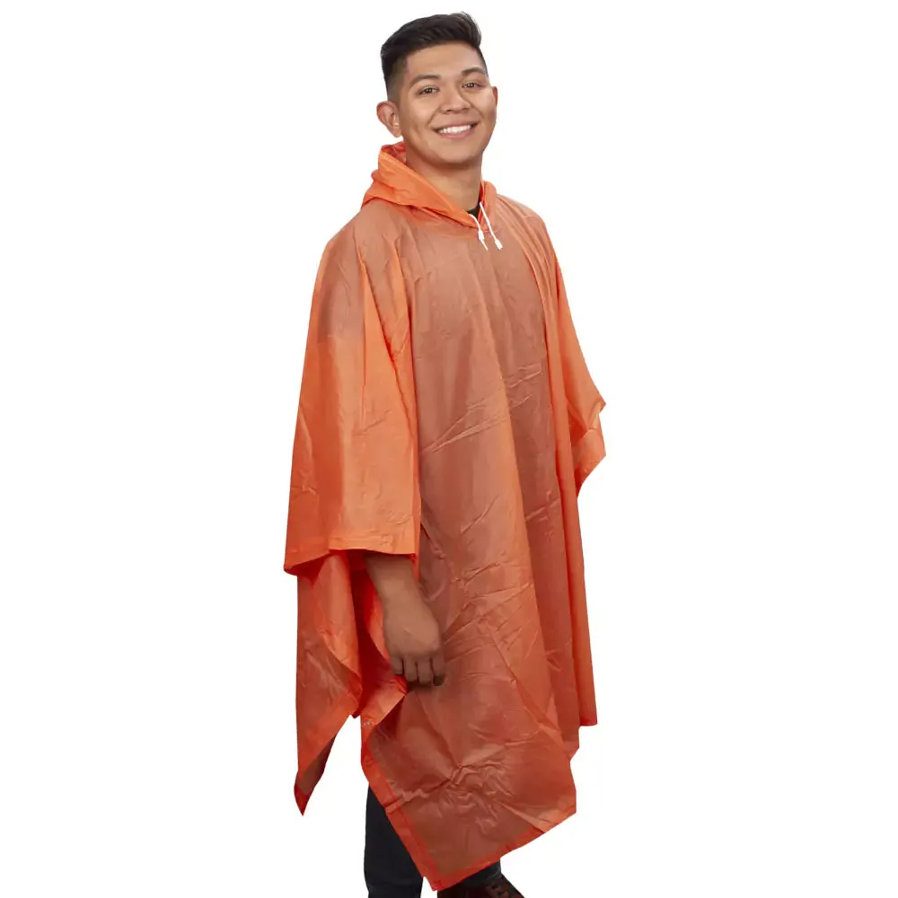 Cordova Value-Line .10 mm Single-ply PVC Rain Poncho - RP10