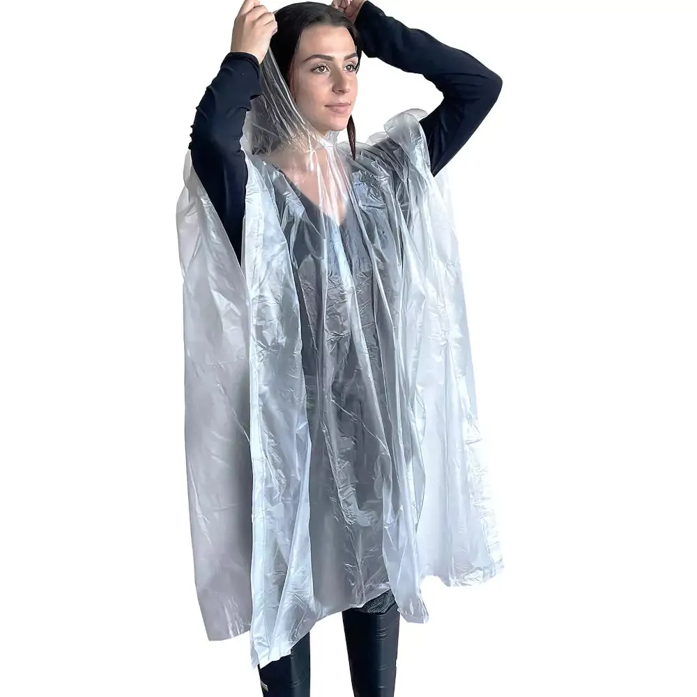 Cordova Value-Line .10 mm Single-ply PVC Rain Poncho - RP10