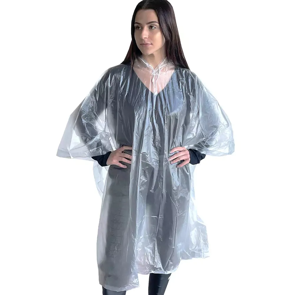 Cordova Value-Line .10 mm Single-ply PVC Rain Poncho - RP10