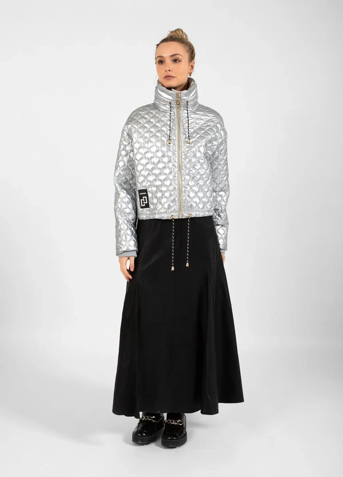 COSTER Quilted Jacket in Silver