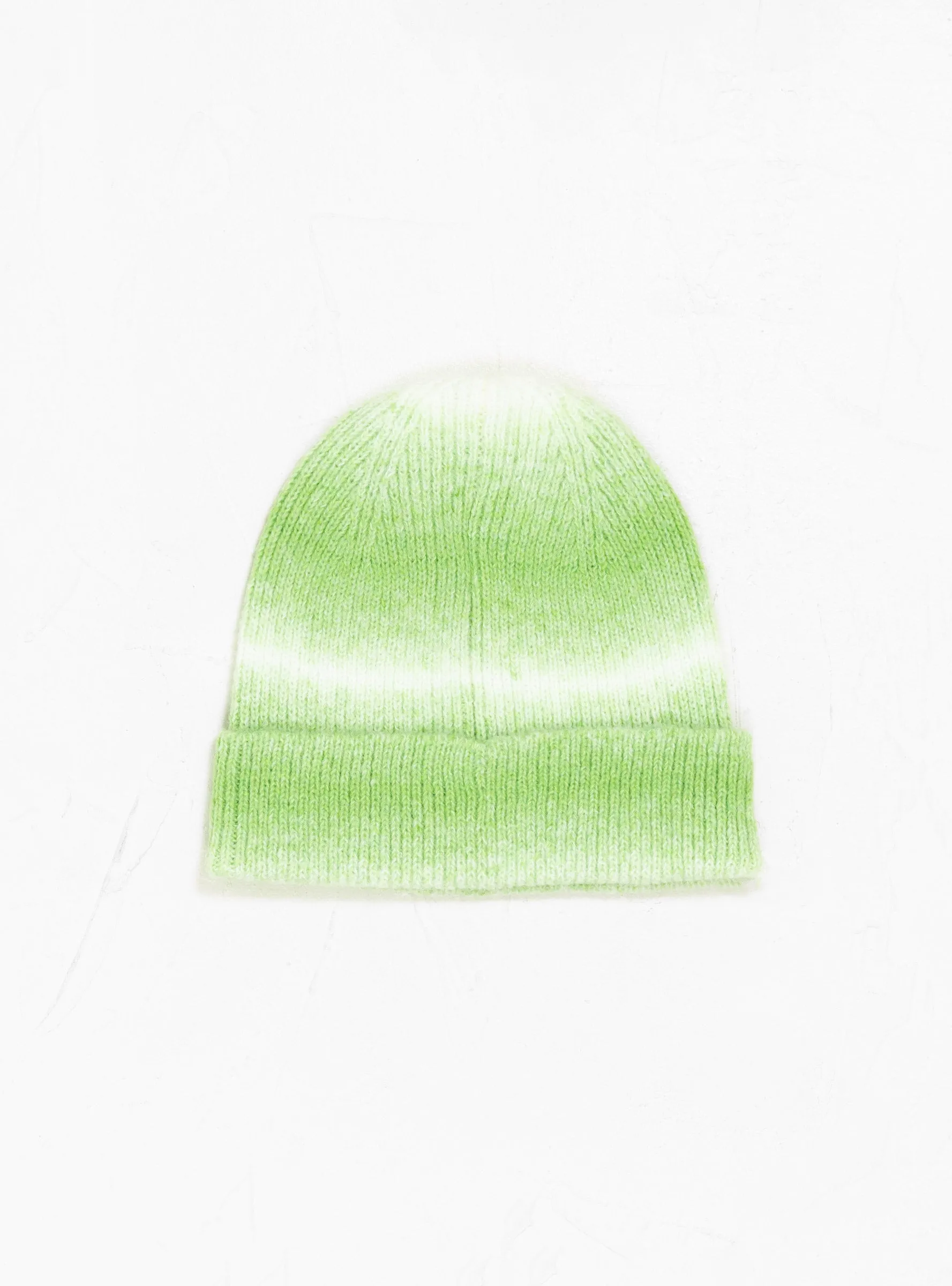 Cuff Basic Striped Beanie Lime