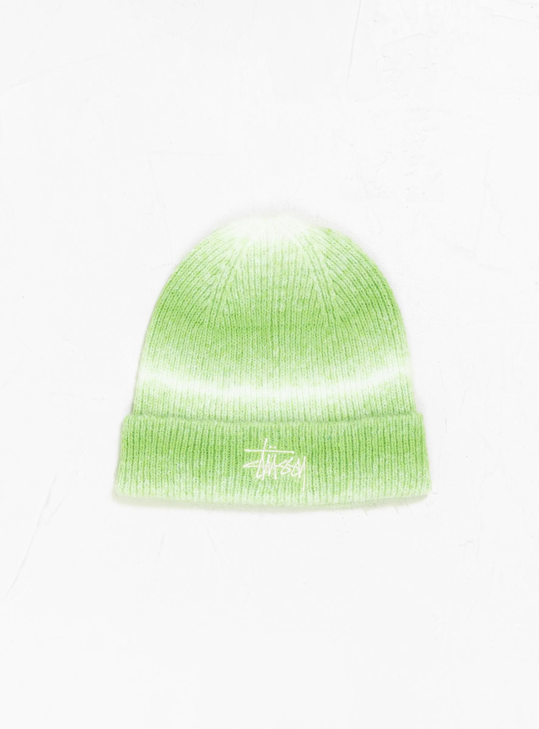 Cuff Basic Striped Beanie Lime