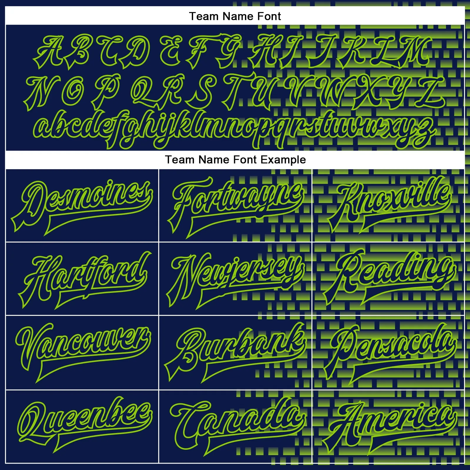 Custom Navy Neon Green Halftone 3D Pattern Design Bomber Full-Snap Varsity Letterman Jacket