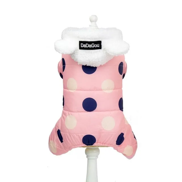 Cutie Pie Polka Dot Hoodie Coat