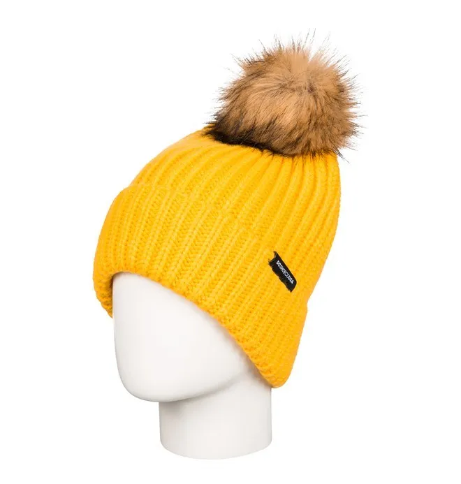 DC Splendid Fur Pom-Pom Beanie