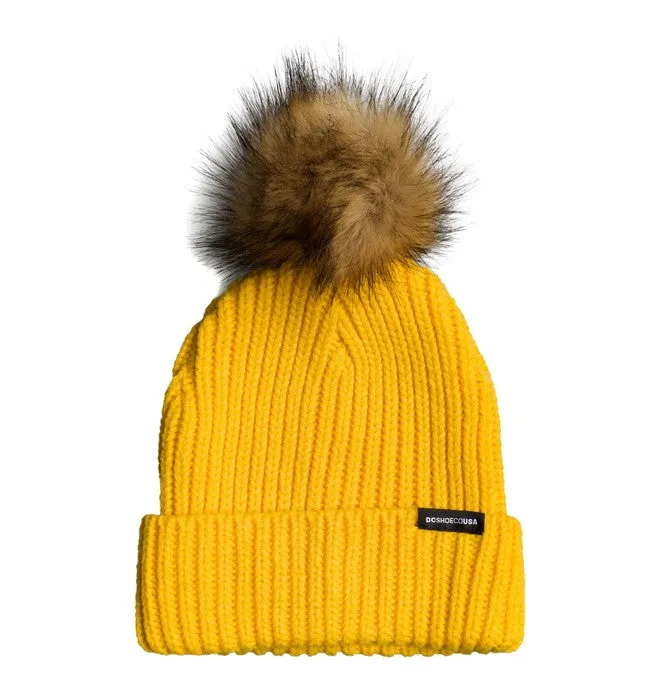 DC Splendid Fur Pom-Pom Beanie