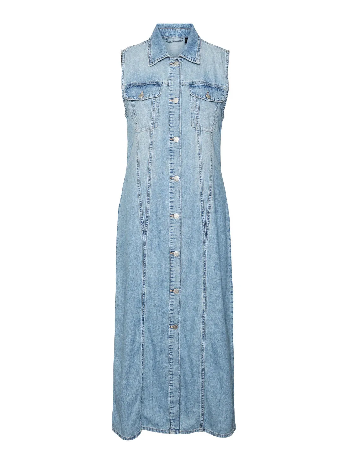 Denim 7/8 Cotton Dress