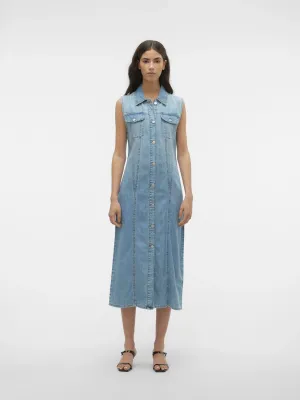 Denim 7/8 Cotton Dress