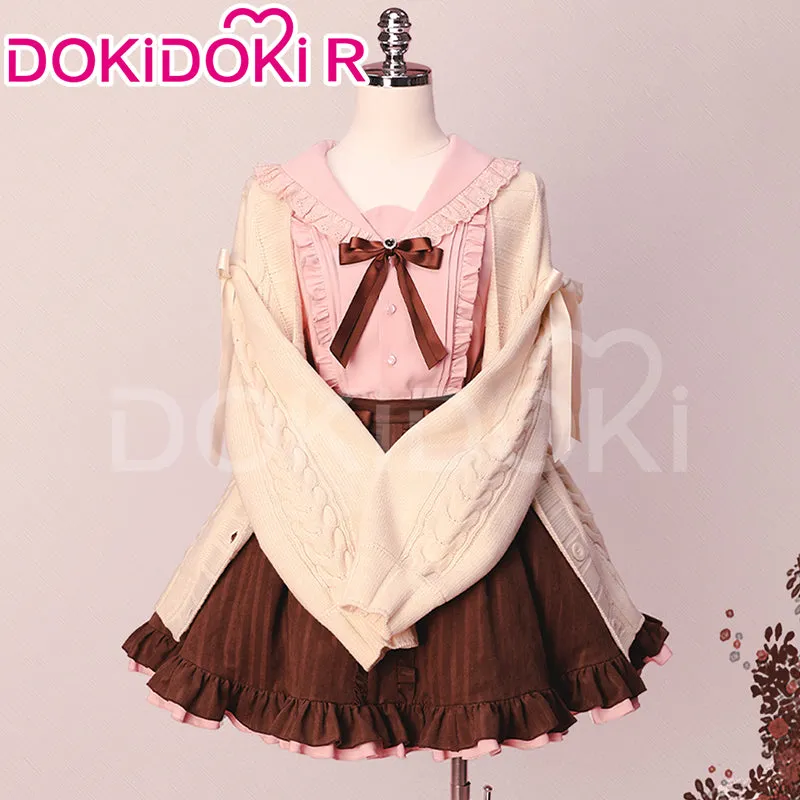 DokiDoki-R Cosplay Autumn Date Costume Sweet Dress Lolita Jirai Kei