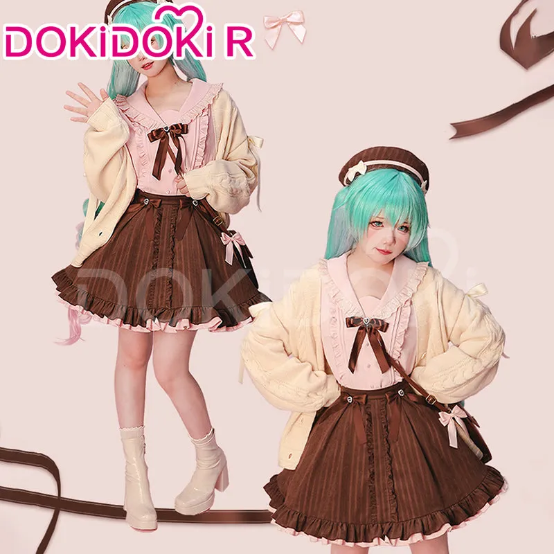 DokiDoki-R Cosplay Autumn Date Costume Sweet Dress Lolita Jirai Kei