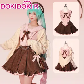 DokiDoki-R Cosplay Autumn Date Costume Sweet Dress Lolita Jirai Kei