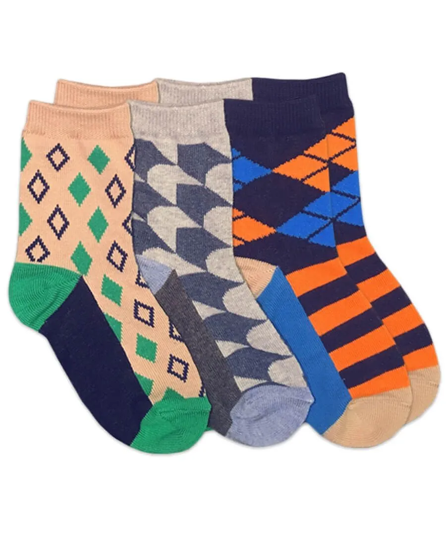 Dress Crew Socks - Fun Diamond