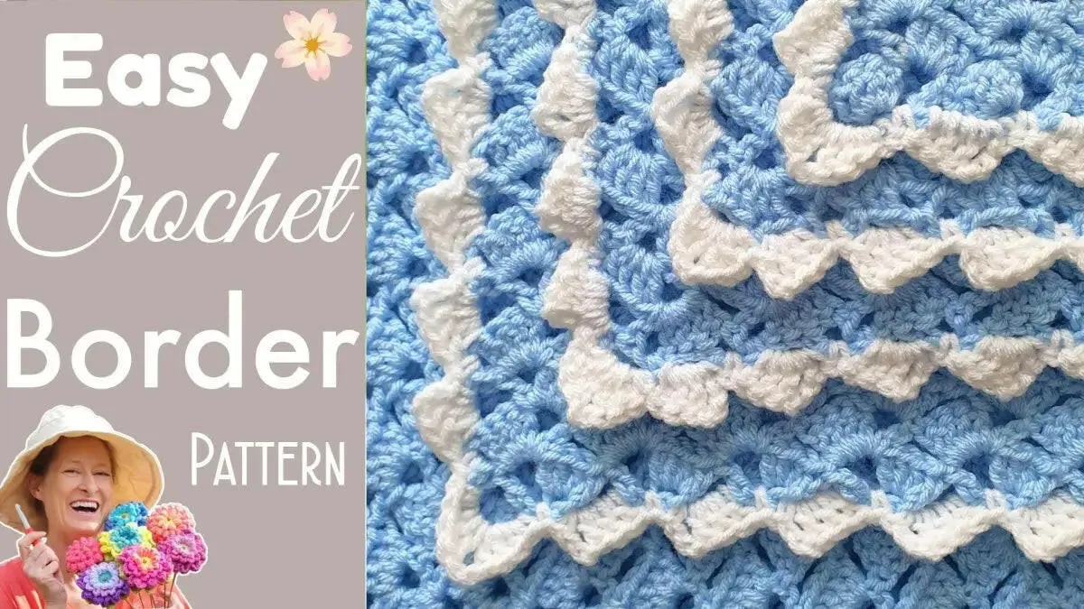 Drunken Granny Crochet Border - Easy and Stylish Design