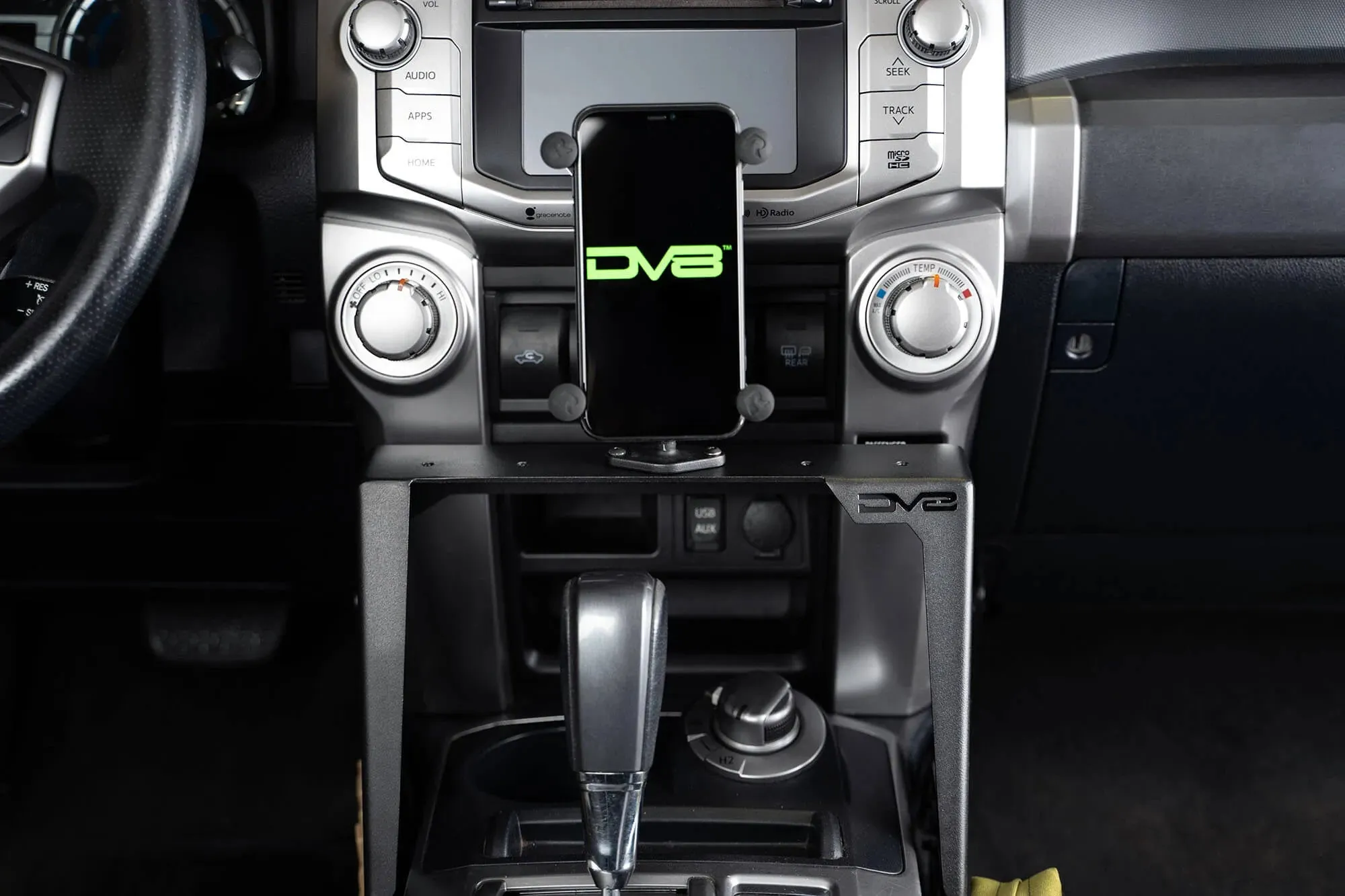 DV8 Offroad Center Console Molle Panels & Device Mount | 2010-2023 Toyota 4Runner (CCT3-01)