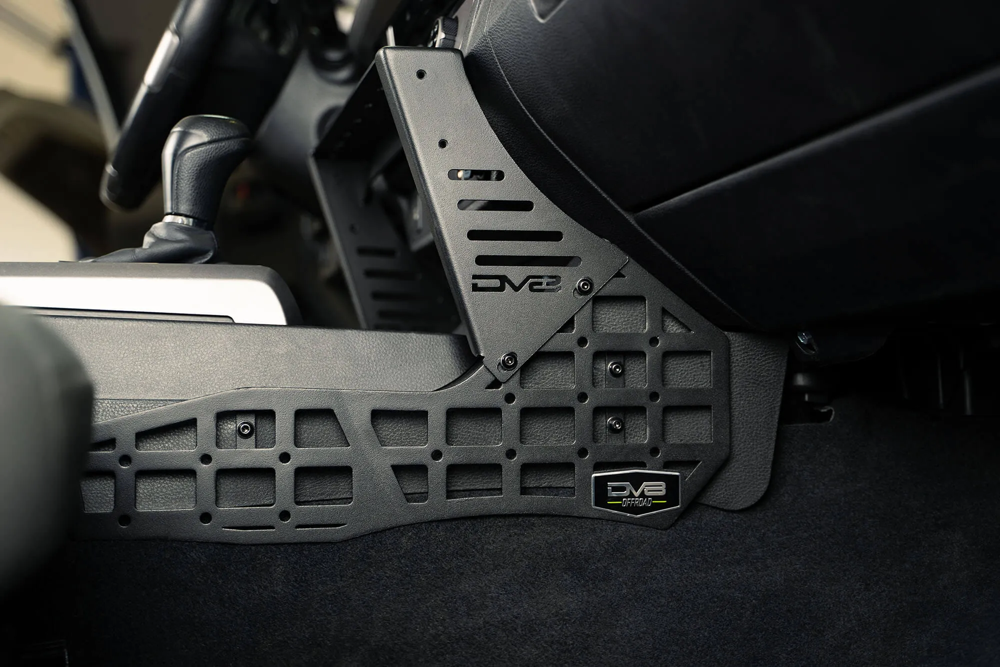 DV8 Offroad Center Console Molle Panels & Device Mount | 2016-2023 Toyota Tacoma (CCT1-01)