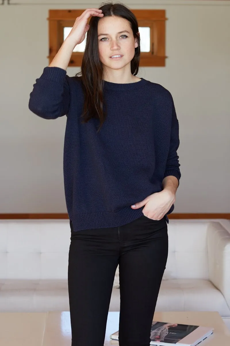 Emerson Fry Carolyn Sweater Navy