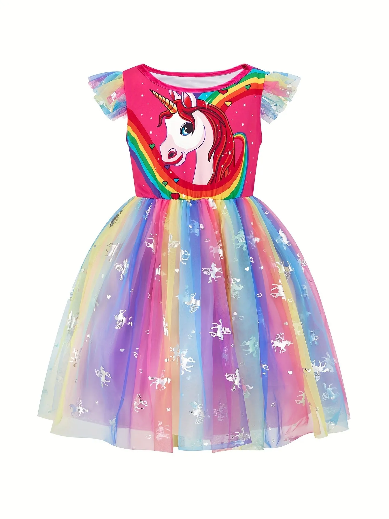 Enchanting Unicorn Princess Dress Set for Magical DressUp Fun