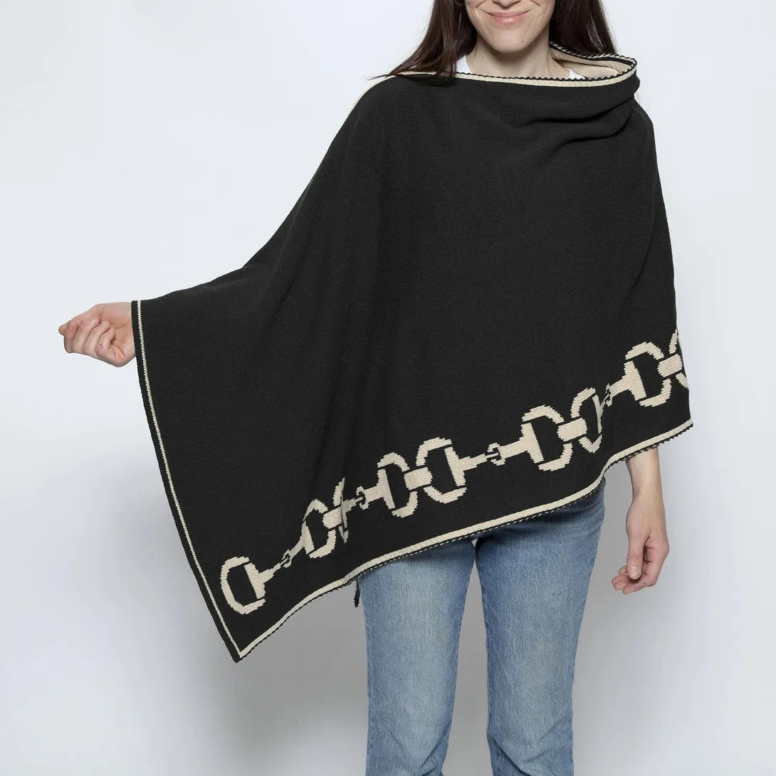 Equestrian Snaffle Bit Ponchos Made in the USA