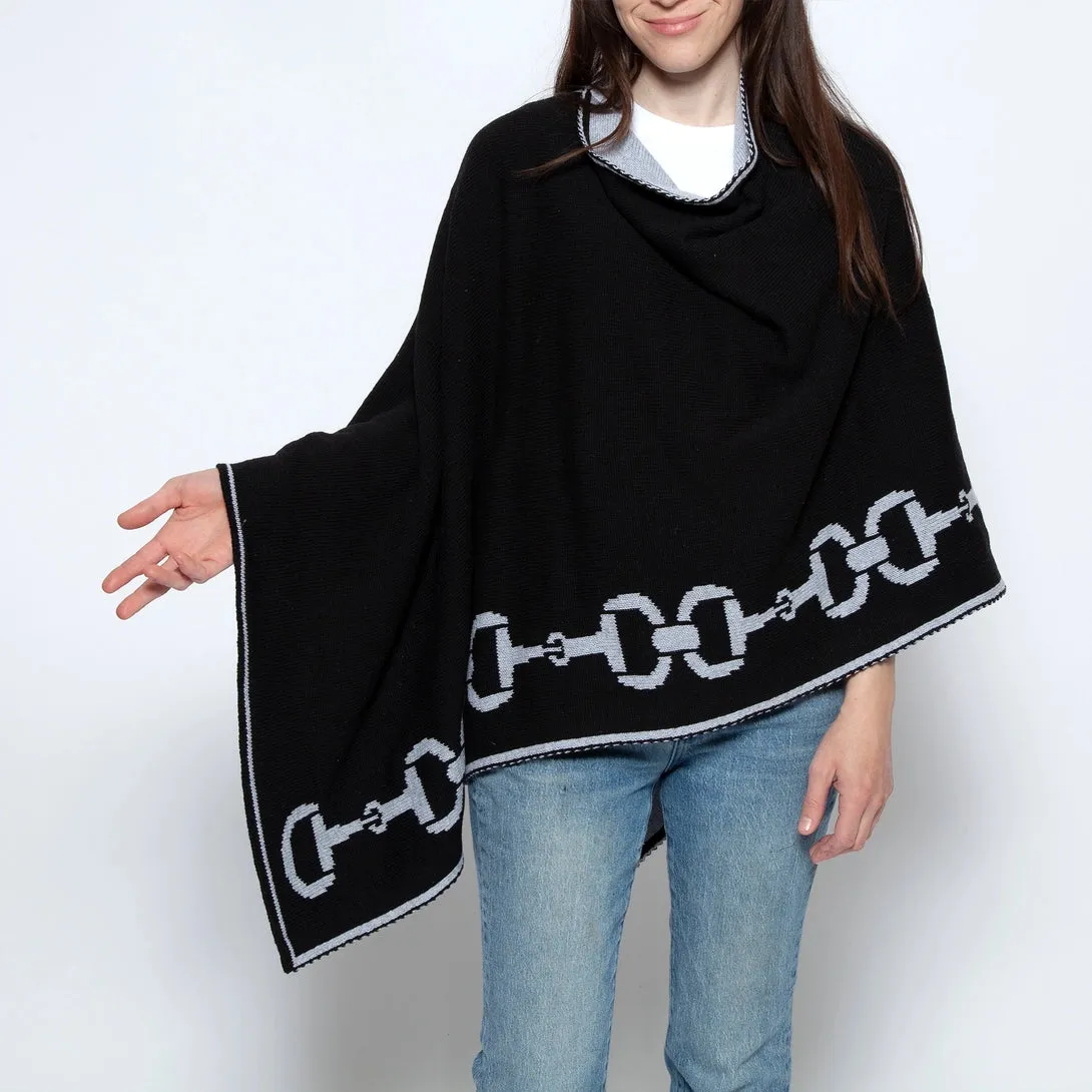 Equestrian Snaffle Bit Ponchos Made in the USA