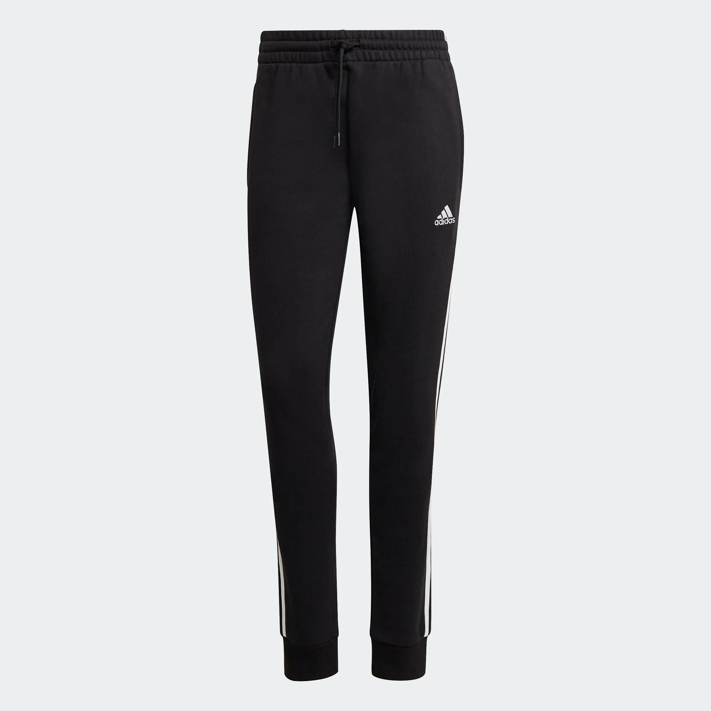 Essentials 3-Stripes French Terry Cuffed Joggers