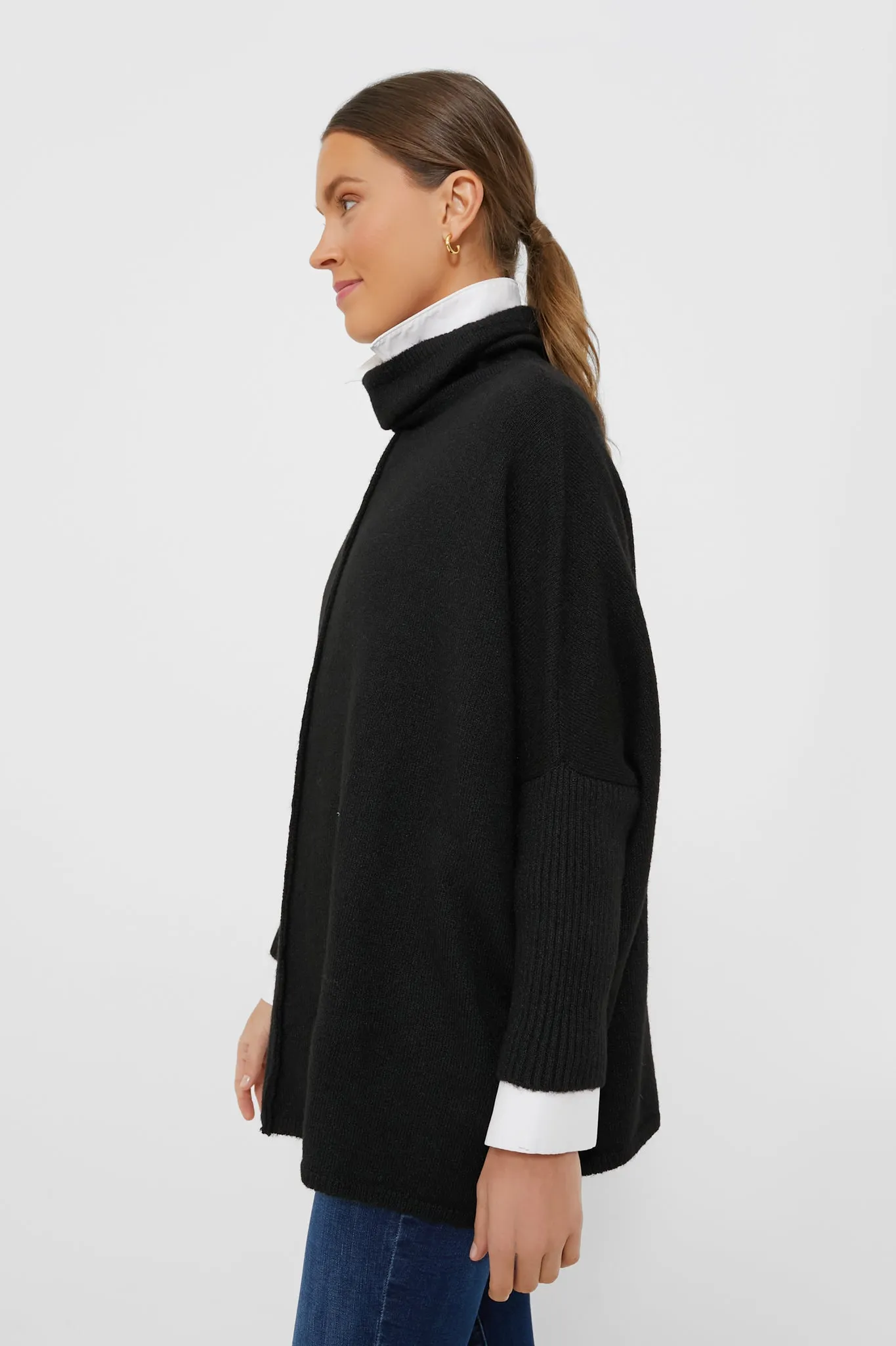 Exclusive Black Turtleneck Soft Sweater