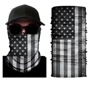 Face Cloth Bandana Neckerchief Wristband, Breathable Unisex,  American Flag