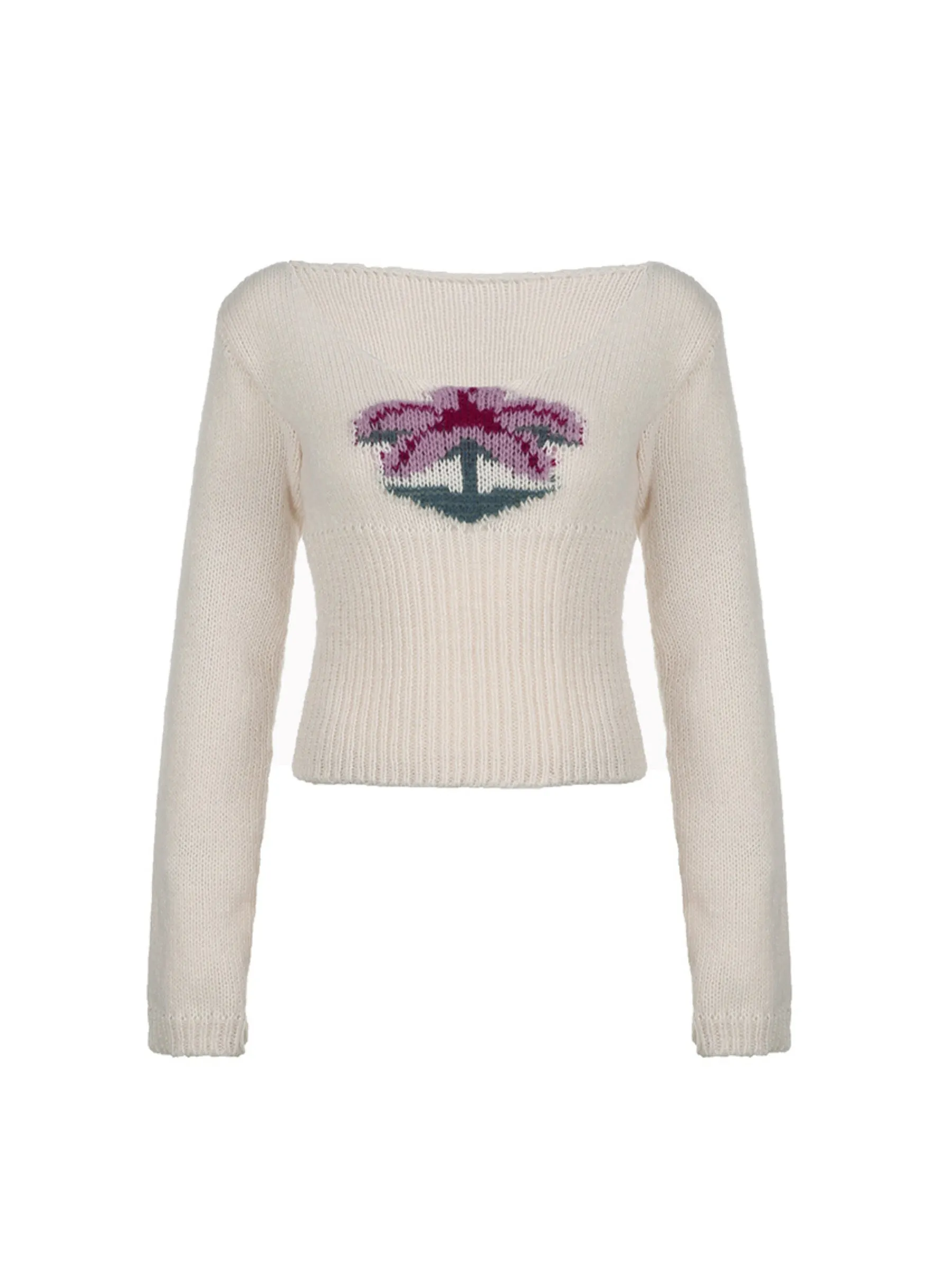 Fashionkova Tara Palm Knit Sweater